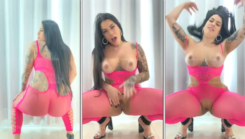 Camila Becker sensual rebolando exibindo sua beleza de forma provocante