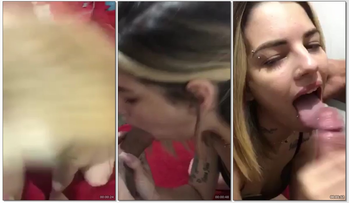 Raissa Avanzo fazendo um oral caprichado em um pau enorme