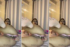 Gi Paes, da plataforma OnlyFans, é flagrada fazendo vídeo íntimo com brinquedo erótico e traje sensual