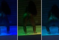 Vanessa Rodrigues arrasando ao mostrar seu corpo na banheira do motel