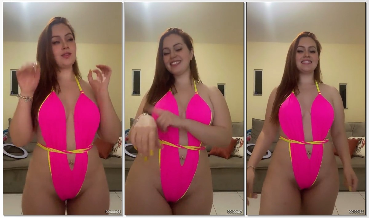 Fabricia Freitas arrasando no tiktok com seus passos de dança sensuais