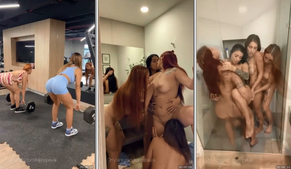 Paula Daniela do OnlyFans faz vídeos quentes com as amigas depois do treino