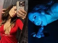 Famosa do OnlyFans, Renata Frisson, conhecida como Mulher Melão, oferecendo conteúdo adulto em lugares inusitados