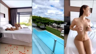 Privacidade da Professora Cibelly Ferreira sendo violada dentro do quarto de hotel