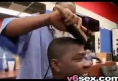 Cuckold barber shop