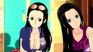 Nico robin hentai x nami