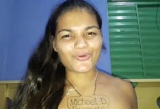 Mulher vendo homem pauzudo bater punheta