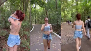 Professora de Inglês viralizou na internet ao ser flagrada sem roupas no parque do Ibirapuera