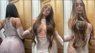 Ester Ana apareceu online exibindo seu corpo antes de sair para a balada