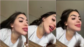 Mc Mirella aparece em vídeo adulto fazendo uma performance com finalização facial no Dynho